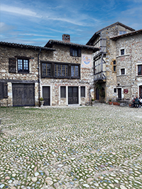 Idée de balade, promenade ou randonnée en famille avec des enfants : FI Pérouges