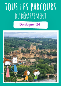 Idée de balade, promenade ou randonnée en famille avec des enfants : balades Randoland pour visiter la Dordogne