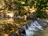 Balade en famille autour de Balades dans les bois et dans le village de Castanet-le-Haut dans le 34 - Hérault