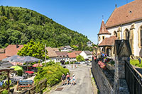 Balade en famille autour de Balade sous forme de jeu à Ferrette dans le 68 - Haut-Rhin