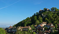 Balade en famille autour de Balade sous forme de jeu à Ferrette dans le 68 - Haut-Rhin