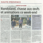 Randoland : La Provence en parle !